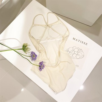 肥婆奶奶 美背連身泳衣 女生泳衣 露背泳裝 顯瘦泳衣 一件式泳裝 溫泉泳衣 海邊泳裝 度假泳衣 性感泳衣 X-2737