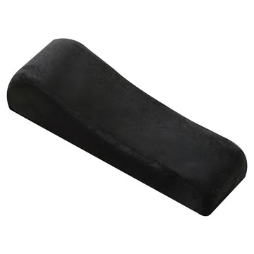 UniSync 人體曲線高回彈減壓記憶棉辦公椅子扶手增高墊  黑色  1組