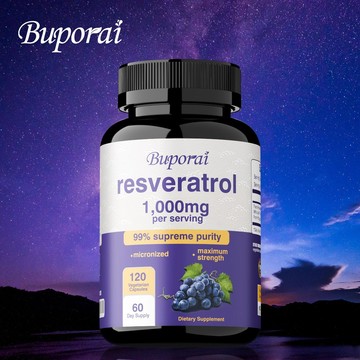 Buporai 白藜蘆醇🍇，每份含1000mg🧪 - 60/120粒膠囊 美國製造