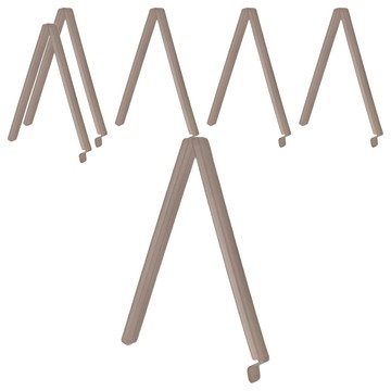 NAKAYA 封口夾 大 16cm 3個  透明白色  2組