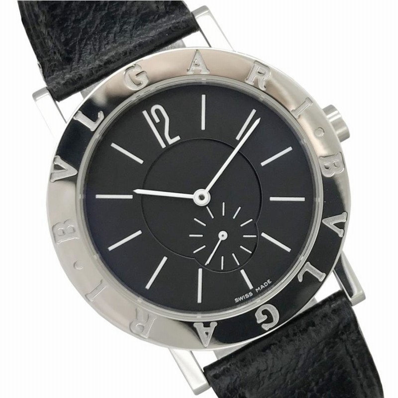 ブルガリ BVLGARI BB33SL NPS ブルガリブルガリ 黒 クオーツ 中古 