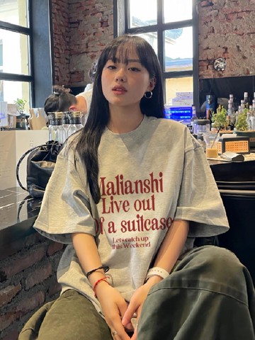 重磅純棉美式潮牌正肩短袖T恤設計感小眾高街半袖女生上衣 印花寬鬆情侶短袖T 上衣女 美式t  韓版T 大學T