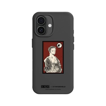 iPhone 16 SolidX 黑 - 航海王 One Piece - 角色畫框系列-索隆