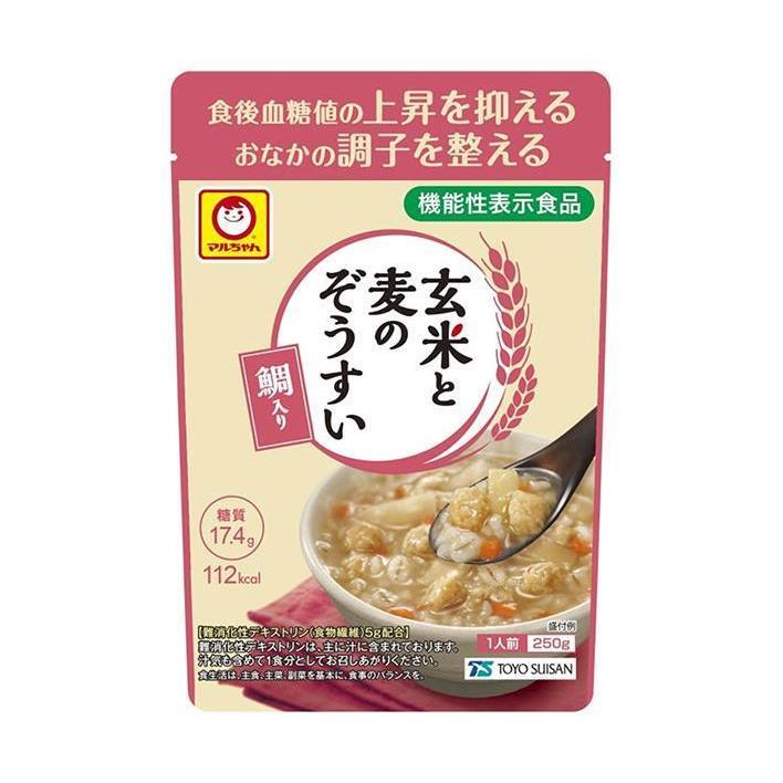 東洋水産 マルちゃん 玄米と麦のぞうすい 鯛入り 250g