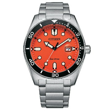CITIZEN星辰錶 Gents AW1760-81X 光動能時尚多功能男士潮流腕錶 橘面 43mm｜樂天領券現折★全館特惠中★指定刷卡回饋10%