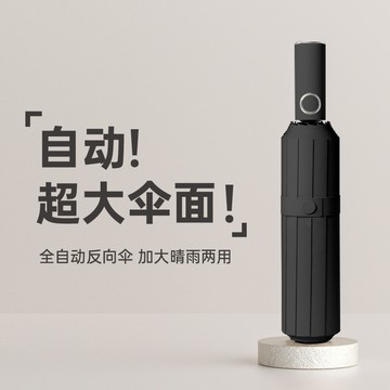 🚀台灣出貨⚡優選品質🔥 傘自動24骨雨傘大號超大太陽傘防紫外線黑膠女防曬遮陽傘