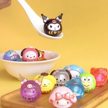 <蛋黃限定>💘新貨到💘 TOPTOY Mini 達摩系列盲袋 三麗鷗家族~酷洛米 大耳狗 凱蒂貓 美樂蒂~全新現貨^^