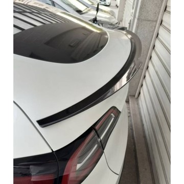 ~歐力斯~特斯拉 Tesla ModelY Model Y 尾翼 擾流板 壓尾翼 後擾流 鴨尾 黑色 碳纖維紋