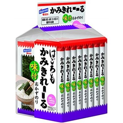 はごろもフーズ かみきれーる 味付おかずのり ８切６枚８袋×10個セット  味付け海苔 (毎)