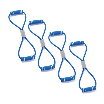 y773八字拉力繩  4件  藍色  34 x 9.5cm