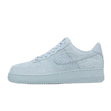 Nike 休閒鞋 W Air Force 1 07 PRM+ 女鞋 藍 AF1 荔枝紋 IO1259-400
