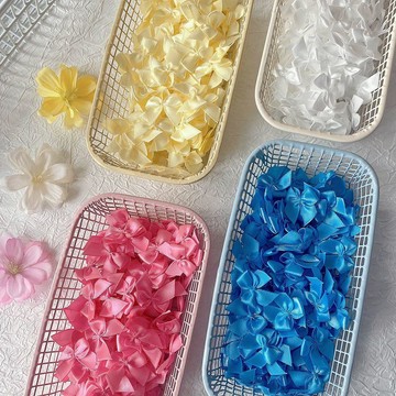 DIY材料✨ 小胖蝴蝶結可愛DIY服裝輔料手作娃衣髮飾打包材料內衣襪子裝飾物 手作材料 DIY輔材