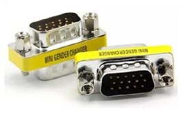 VGA15針串口轉換頭 三排公轉公 RS232 COM迷你轉接頭-5入 (含稅)【佑齊企業 iCmore】