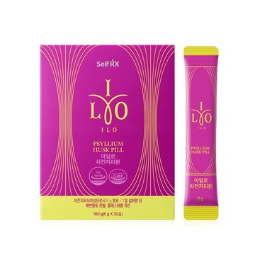 ILO Psyllium Husk Pill 30 Sticks (15-day supply)