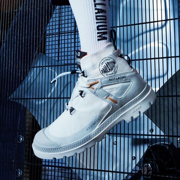 PALLADIUM PAMPA TRAVEL L+ WP+ 快穿 輕量 防水靴 廣告款 女鞋 雪地白 穿搭 98849116