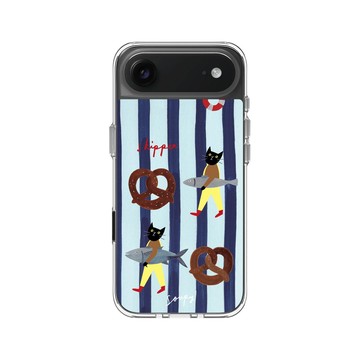 iPhone Air Clear Case（相機按鈕） 透明 - Soupy Tang 湯舒皮 - Skipper