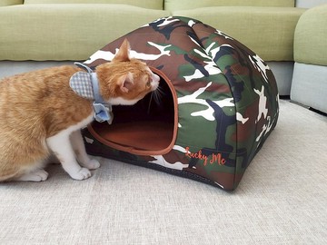 小碉堡- 迷彩碉堡  涼墊 大空間