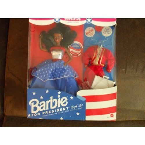 Barbie for President African American Doll Mib