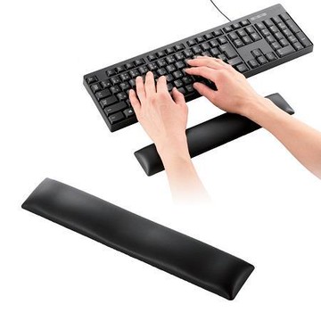 ELECOM FITTIO疲勞減輕鍵盤舒壓墊(大)/黑