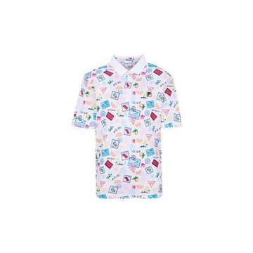 FILA GOLF 男短袖POLO衫-白色 1POA-2113-WT