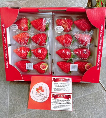 【帕查嬤嬤】????日本 奈良 《奈良之光》最新品種 ならあかり 明草莓｜日本草莓禮盒