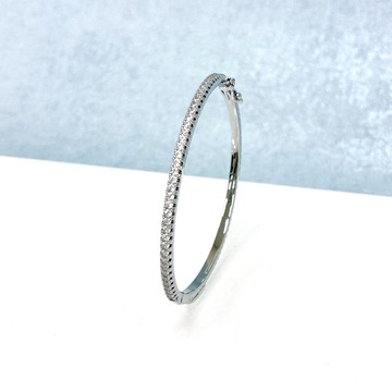 Edith & Jaz • 經典全圈鋯石手鐲 - 玫瑰金色