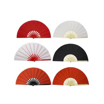 右手單扇太極扇手感較重功夫扇武術扇響扇竹骨多色可選送扇袋