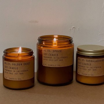 🐻[現貨🔥免運] 美國手工 PF P.F. Candle Co. 香氛蠟燭 大豆蠟手工蠟燭 黃金海岸 玫瑰 琥珀麝香