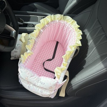 【寵物中控車載狗窩】寵物汽車 車載狗窩 貓咪包 汽車前排坐車神器 小型犬安全座椅 外出貓咪包 寵物中控 汽車坐墊 狗狗外