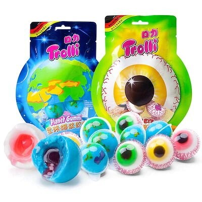 Trolli トローリクリスマスセット！ 地球グミ サッカーボールグミ ピザグミ