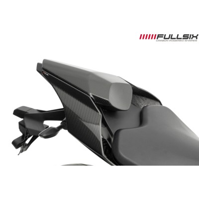 FULLSIX（フルシックス） ドライカーボン製 シングルシートカウル （FULLSIX製シートカウルを取り付けの方専用形状） YAMAHA YZF- R1 （15-19）（20-）（クリアコート（艶あり）×245Twill 綾織り） | LINEショッピング