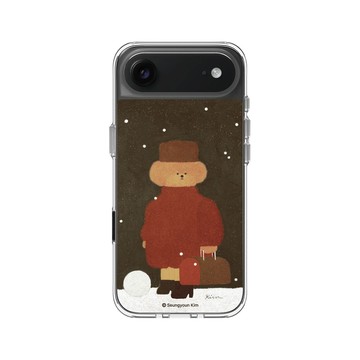 iPhone Air Clear Case（相機按鈕） 透明 - Seungyoun Kim - 紅衣小狗 Pingurusky