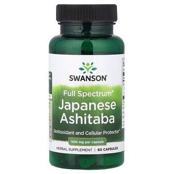 Swanson Vitamins, 多面® 日本明日葉，500 毫克，60 粒膠囊