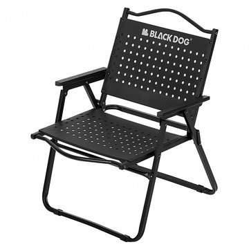 BLACK DOG 黑狗 蜂巢克米特折疊椅 JJ047  黑色  1張