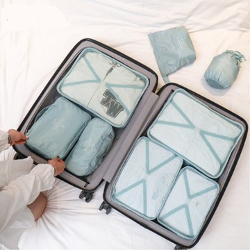 女劉濤同款旅行內衣衣物收納袋七件7套裝八件8衣服分類分裝整理包