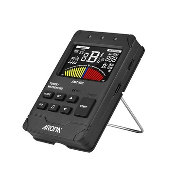 小叮噹的店 AROMA AMT-600 充電式 三合一調音器 節拍器 12平均律 吉他 提琴 管樂 國樂