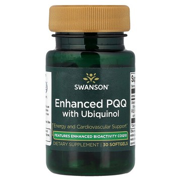 Swanson Vitamins, 含有泛醌的加強 PQQ，30 粒軟凝膠