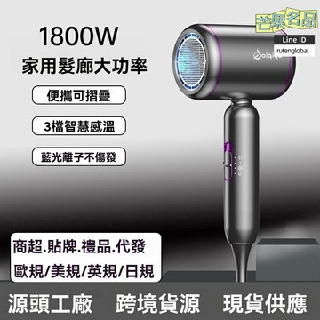 【藍光恆溫護髮】摺疊電吹風 吹風機 家用吹風機 大功率 負離子 便攜摺疊 高速馬達 沙龍家用兩用 旅行必備