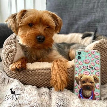 個性化手工寵物自畫像手機殼 客製化手繪iPhone手機殼毛孩子肖像