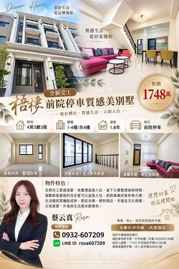 梧棲全新完工前院停車稀有釋出質感美別墅｜台中市梧棲區博愛路