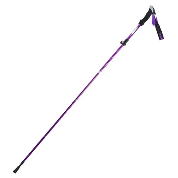 Xavagear 鋁合金摺疊登山杖 長款  130~110cm  紫色  1支