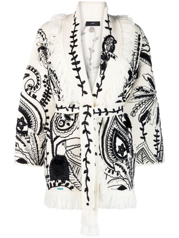 Alanui `Oasis Of Imagination` Embroidered Cardigan