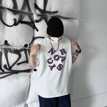 【PORY STORE】韓國 NOR 立體 發泡 寬鬆 厚磅 短袖 男女皆可 短t 短袖上衣