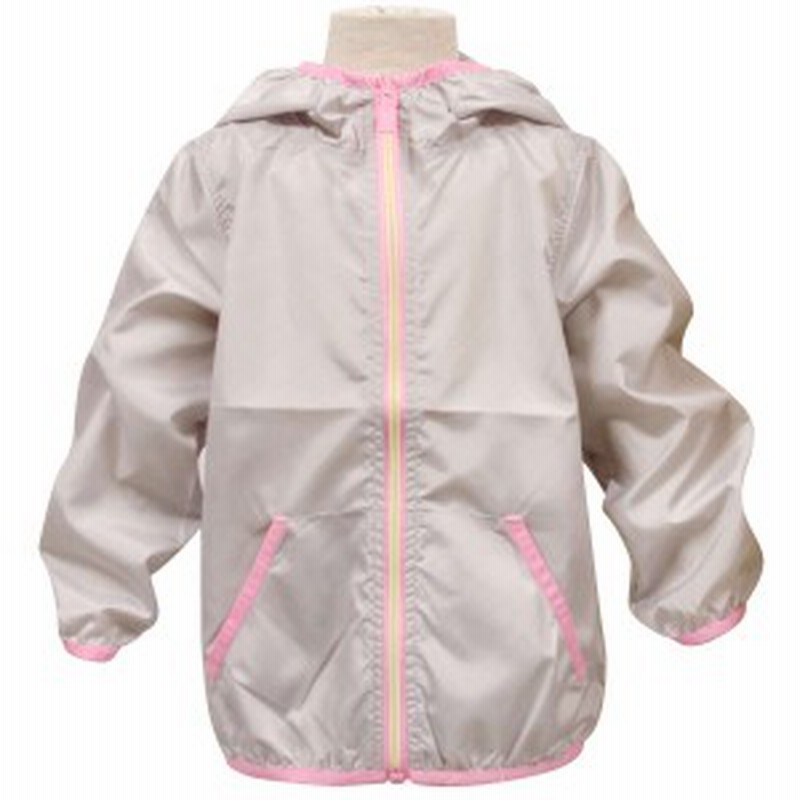 ガールズキッズ ポケッタブル ウィンドブレーカーフード付ジャンパー 女の子 女児 子供用 グレー 110cm 1cm 130cm 通販 Lineポイント最大1 0 Get Lineショッピング