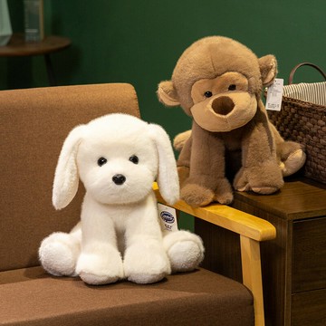 你好麗絲動物公仔可愛貓狗猴子玩偶小狐貍毛絨玩具娃娃 禮物