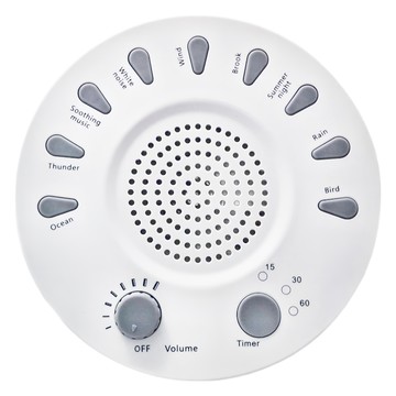 Panatec 沛莉緹 USB 攜帶型白噪音除噪助眠儀 寶寶睡眠安撫器 9種音源 3段定時 音樂燈光  1個