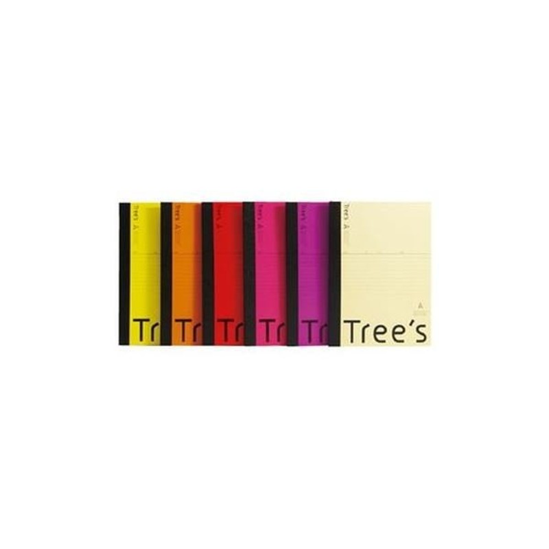 まとめ）キョクトウ・アソシエイツ Trees B5 A罫 30枚 ピンク〔×100