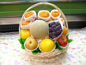 果物かご プレゼント お供え お見舞い     水果 fruit  送料無料