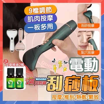 台灣隔日達 加熱刮痧板 電動臉部按摩器 砭石按摩儀 砭石刮痧儀 溫感按摩儀 智能按摩儀 肩頸按摩 刮臉美容 刮痧板經絡刷