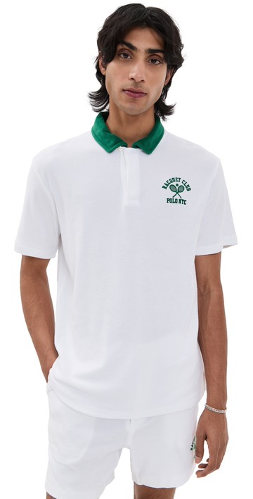 Polo Ralph Lauren Terry Racquet Polo White XL